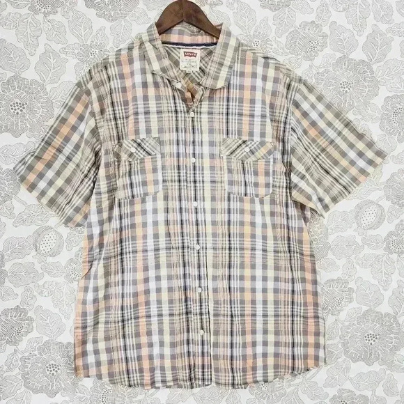 Levi's Modern Short sleeve Button Down Men's Shirt  XXL - Picture 1 of 7